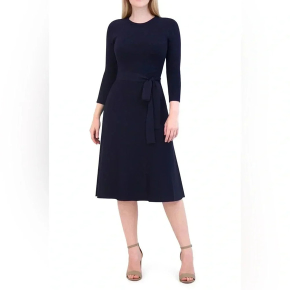 Eliza J NWT Tie Belt Dress, size XXL. - Picture 1 of 11